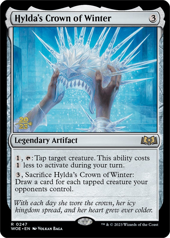 Hylda's Crown of Winter [Wilds of Eldraine Prerelease Promos] | Boutique FDB TCG