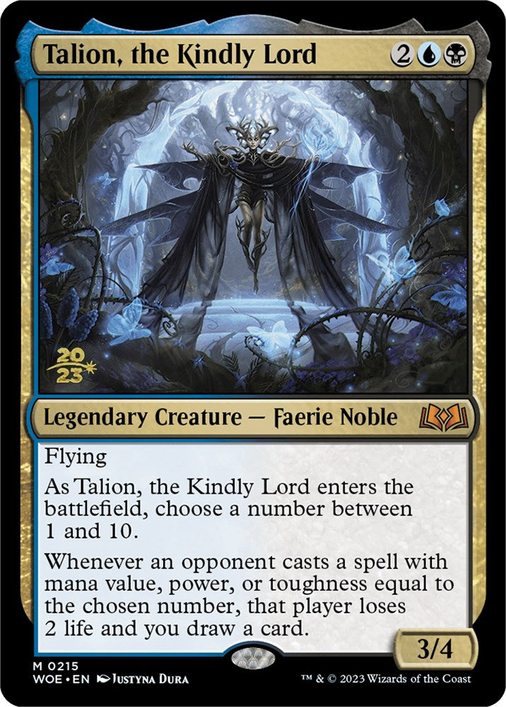 Talion, the Kindly Lord [Wilds of Eldraine Prerelease Promos] | Boutique FDB TCG