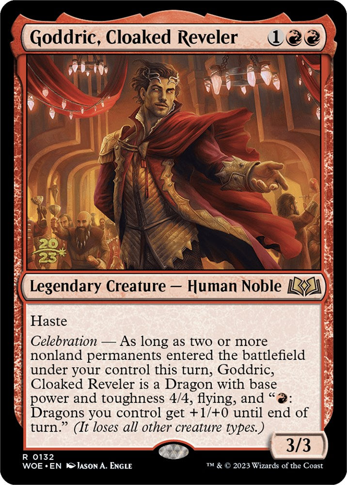 Goddric, Cloaked Reveler [Wilds of Eldraine Prerelease Promos] | Boutique FDB TCG