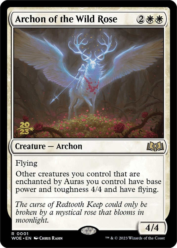 Archon of the Wild Rose [Wilds of Eldraine Prerelease Promos] | Boutique FDB TCG