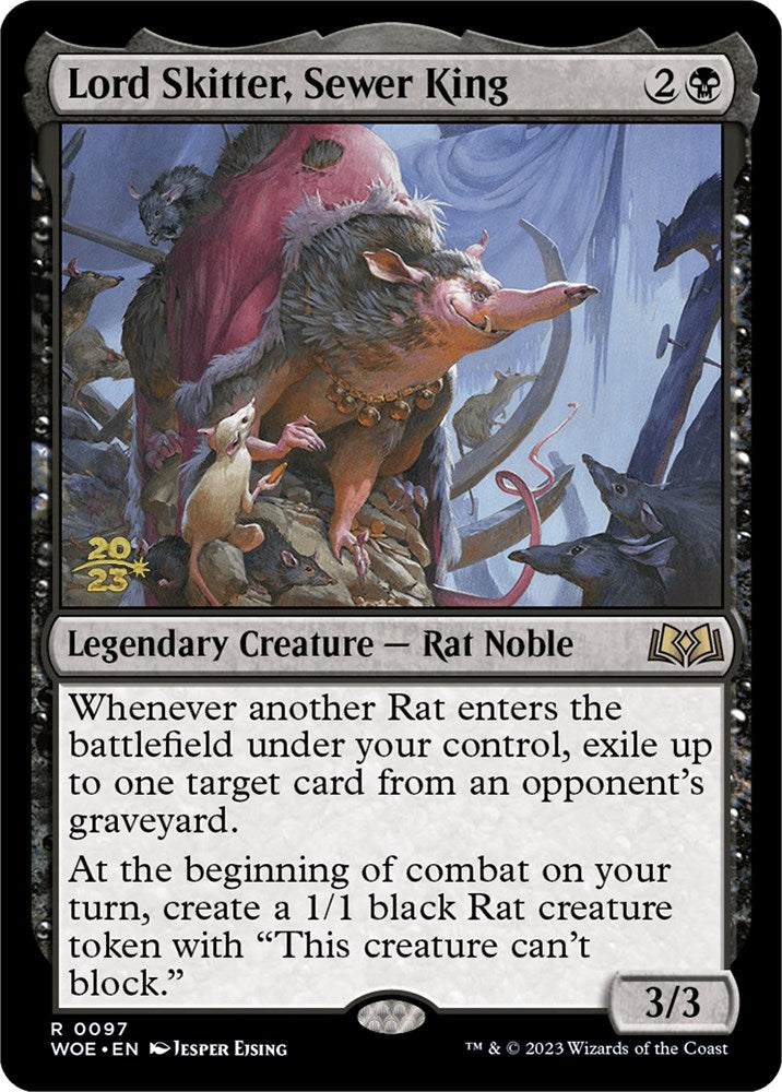 Lord Skitter, Sewer King [Wilds of Eldraine Prerelease Promos] | Boutique FDB TCG