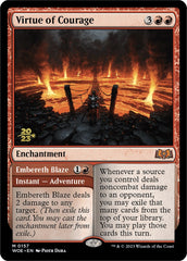 Virtue of Courage // Embereth Blaze [Wilds of Eldraine Prerelease Promos] | Boutique FDB TCG