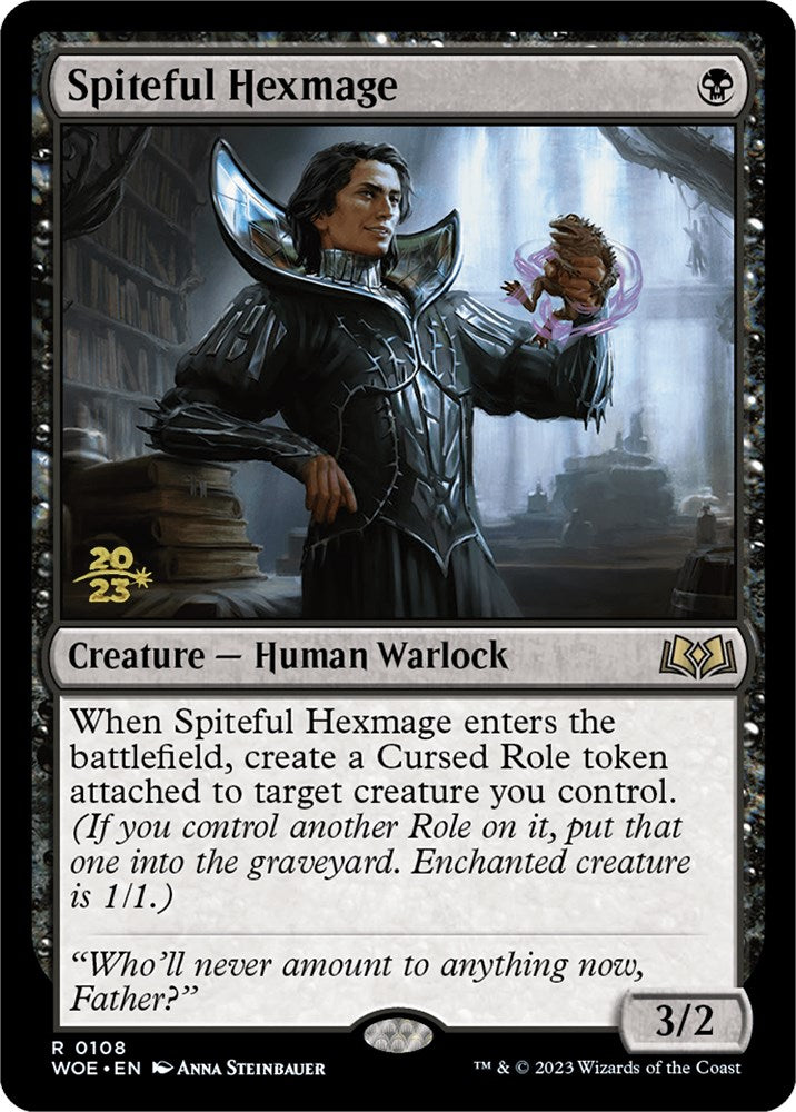 Spiteful Hexmage [Wilds of Eldraine Prerelease Promos] | Boutique FDB TCG