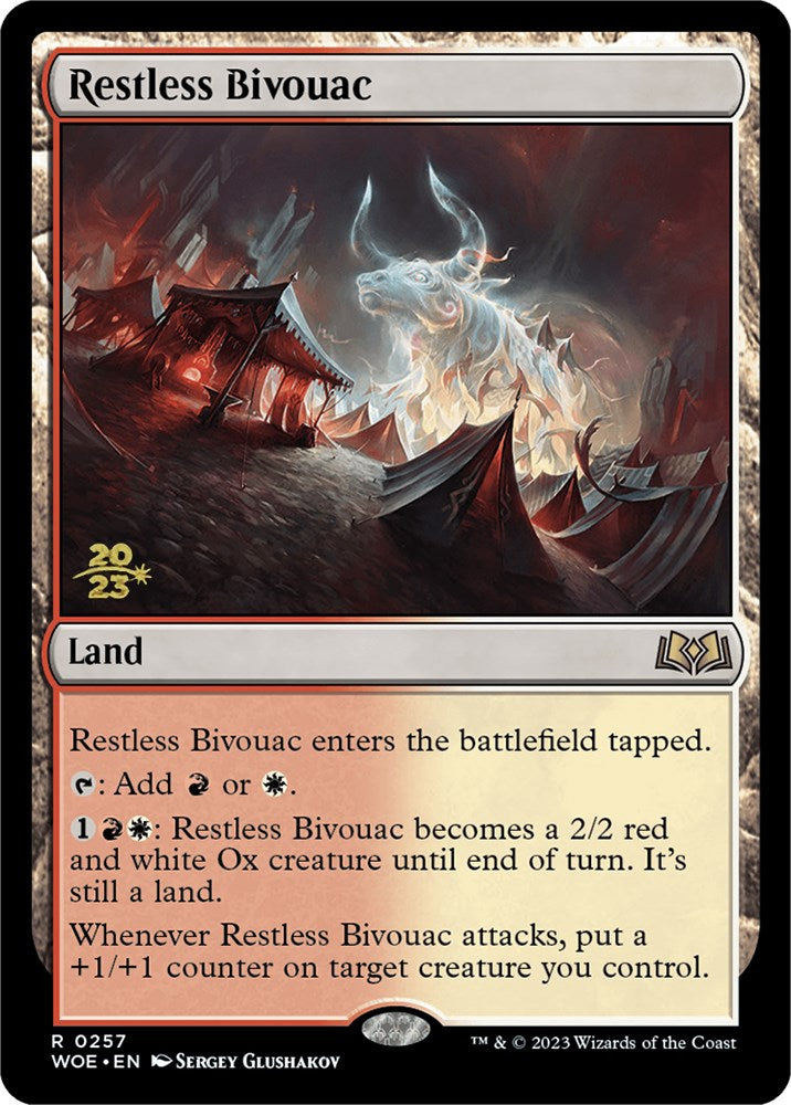 Restless Bivouac [Wilds of Eldraine Prerelease Promos] | Boutique FDB TCG