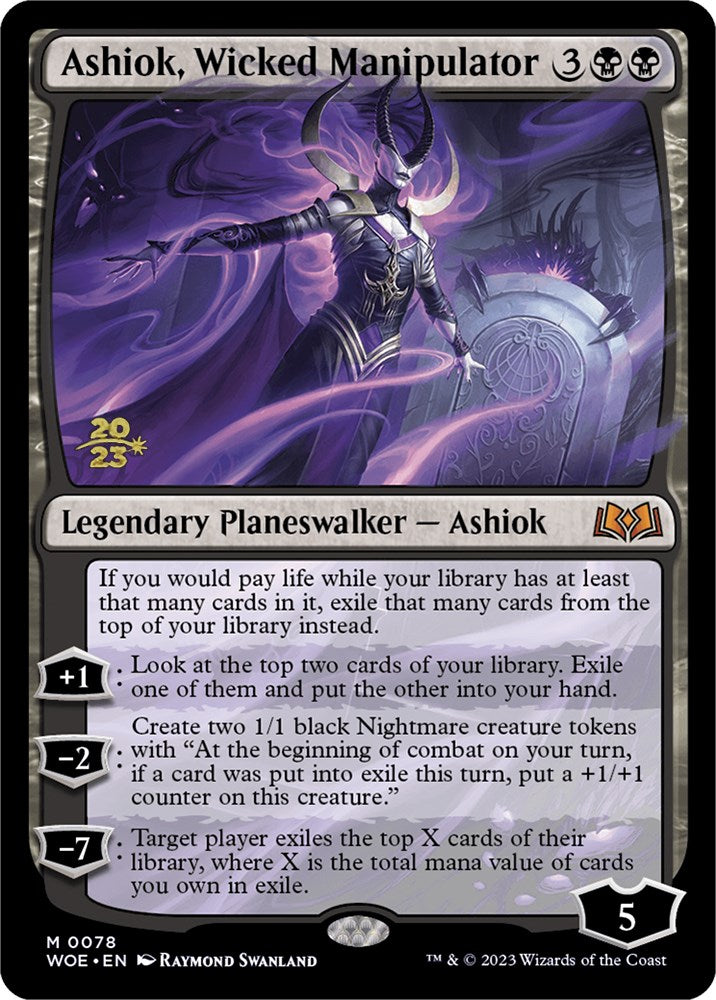 Ashiok, Wicked Manipulator [Wilds of Eldraine Prerelease Promos] | Boutique FDB TCG