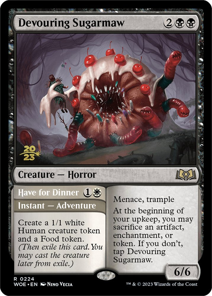 Devouring Sugarmaw // Have for Dinner [Wilds of Eldraine Prerelease Promos] | Boutique FDB TCG