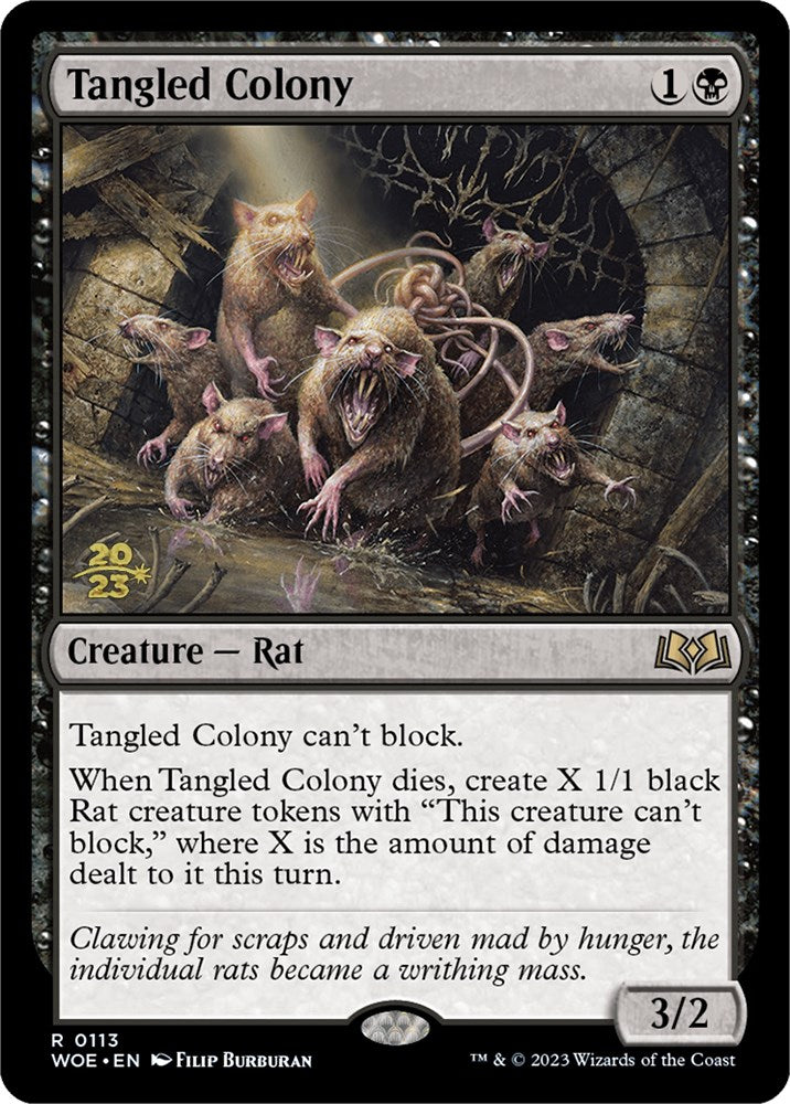 Tangled Colony [Wilds of Eldraine Prerelease Promos] | Boutique FDB TCG