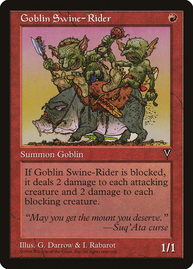 Goblin Swine-Rider [Visions] | Boutique FDB TCG