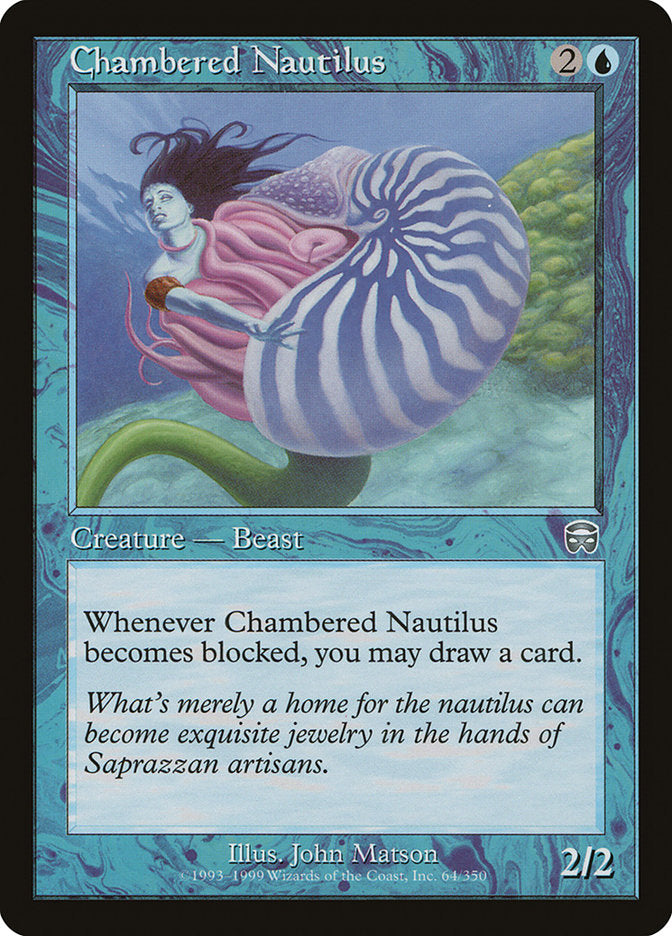 Chambered Nautilus [Mercadian Masques] | Boutique FDB TCG