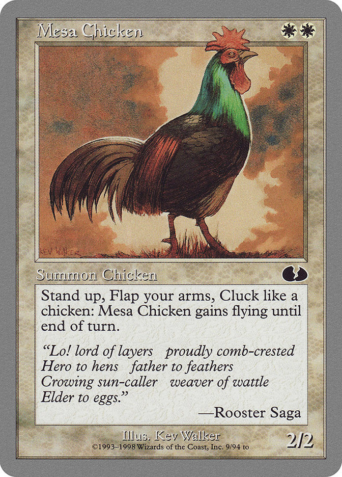 Mesa Chicken [Unglued] | Boutique FDB TCG