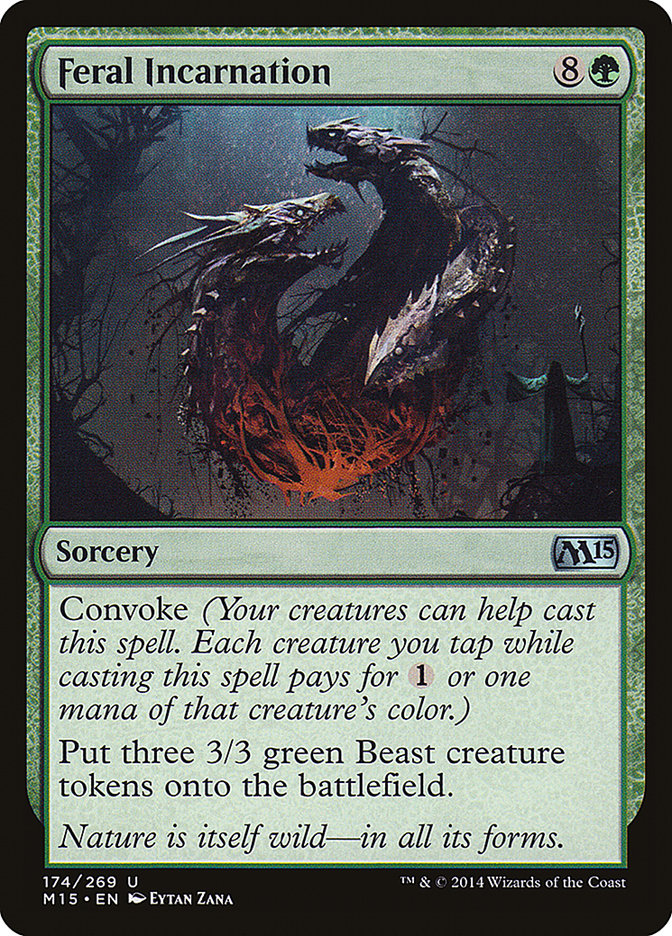 Feral Incarnation [Magic 2015] | Boutique FDB TCG