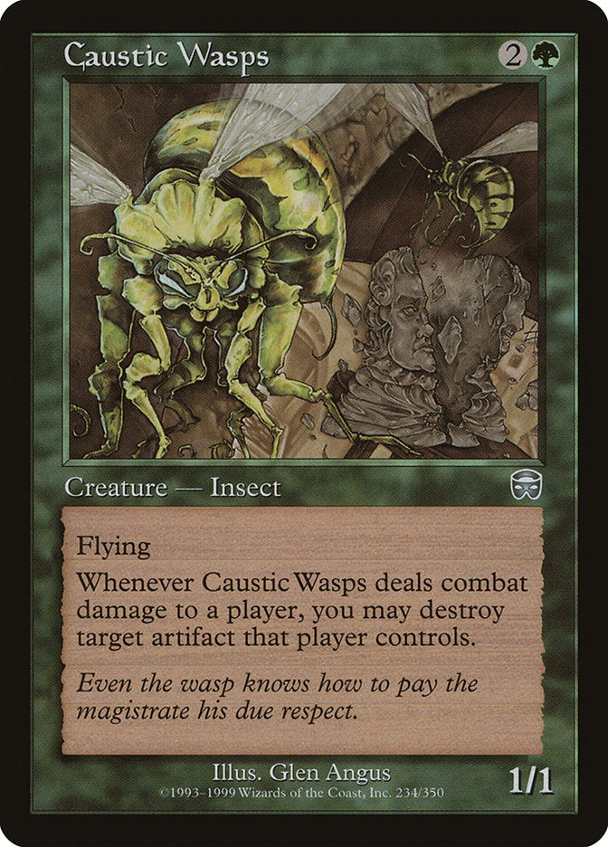 Caustic Wasps [Mercadian Masques] | Boutique FDB TCG