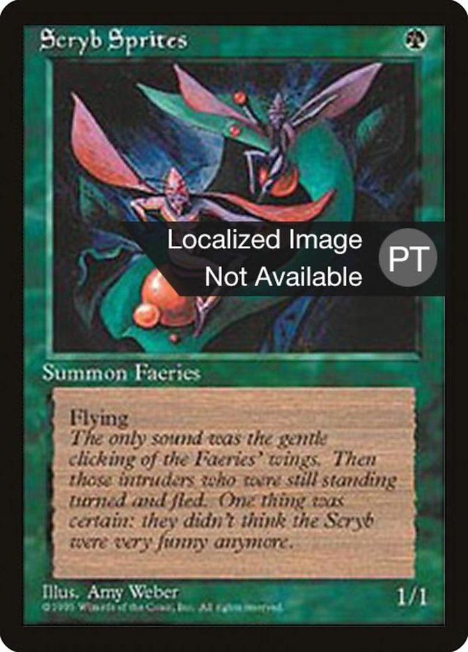 Scryb Sprites [Fourth Edition (Foreign Black Border)] | Boutique FDB TCG