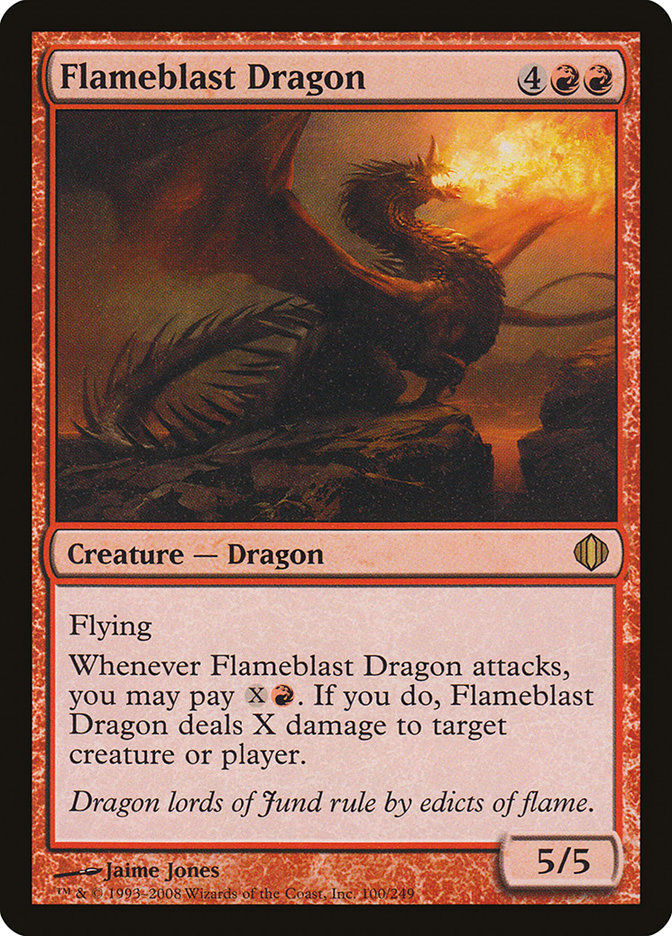 Flameblast Dragon [Shards of Alara] | Boutique FDB TCG