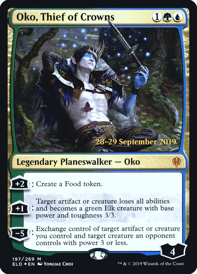 Oko, Thief of Crowns [Throne of Eldraine Prerelease Promos] | Boutique FDB TCG