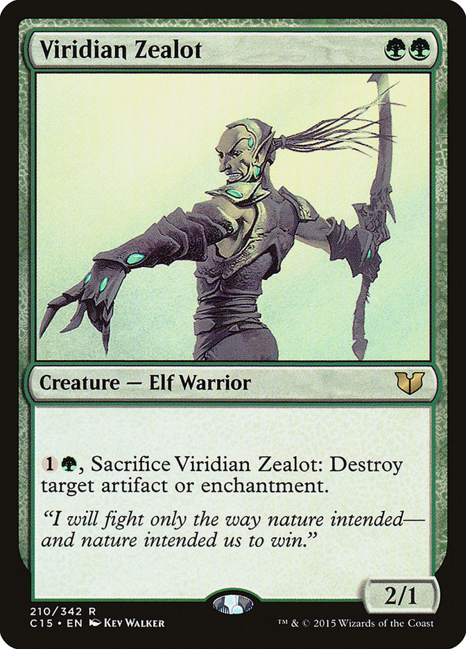 Viridian Zealot [Commander 2015] | Boutique FDB TCG