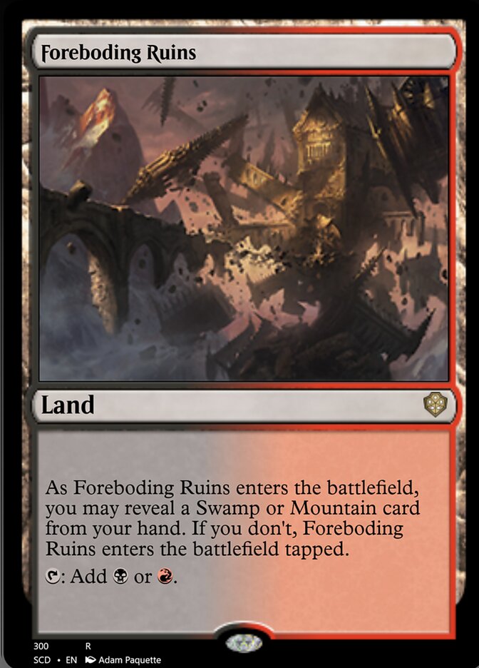 Foreboding Ruins [Starter Commander Decks] | Boutique FDB TCG