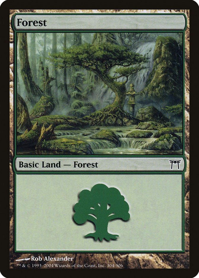 Forest (304) [Champions of Kamigawa] | Boutique FDB TCG