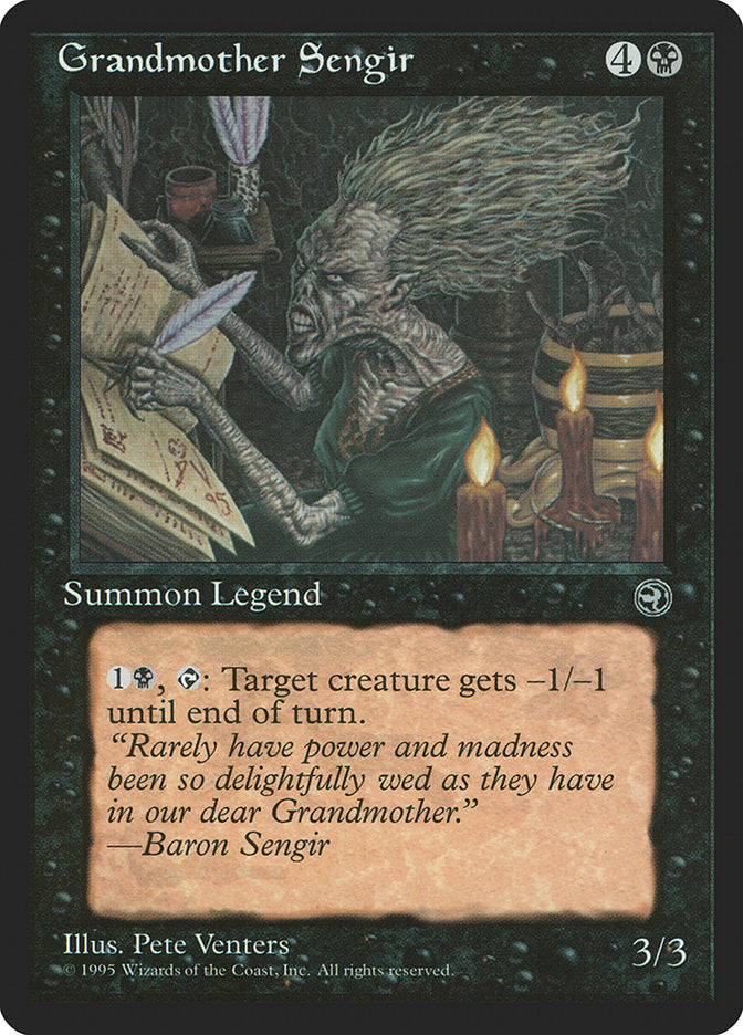 Grandmother Sengir [Homelands] | Boutique FDB TCG