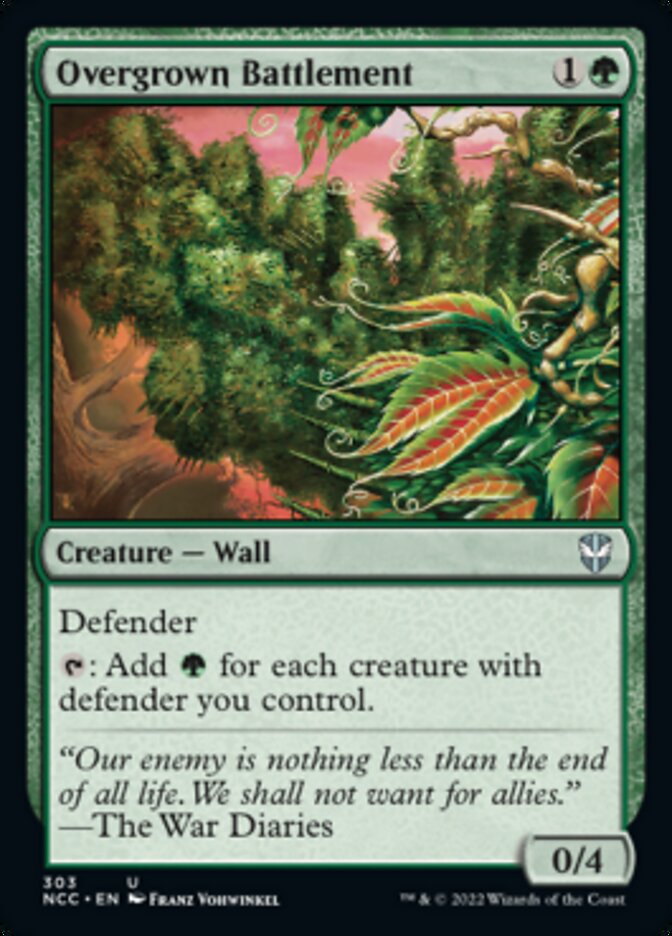 Overgrown Battlement [Streets of New Capenna Commander] | Boutique FDB TCG