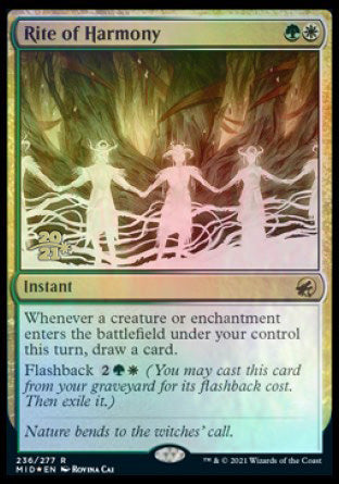 Rite of Harmony [Innistrad: Midnight Hunt Prerelease Promos] | Boutique FDB TCG