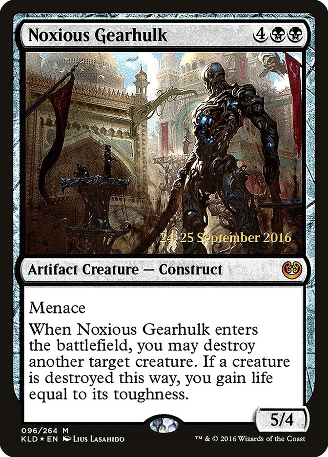 Noxious Gearhulk [Kaladesh Prerelease Promos] | Boutique FDB TCG