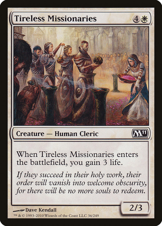 Tireless Missionaries [Magic 2011] | Boutique FDB TCG