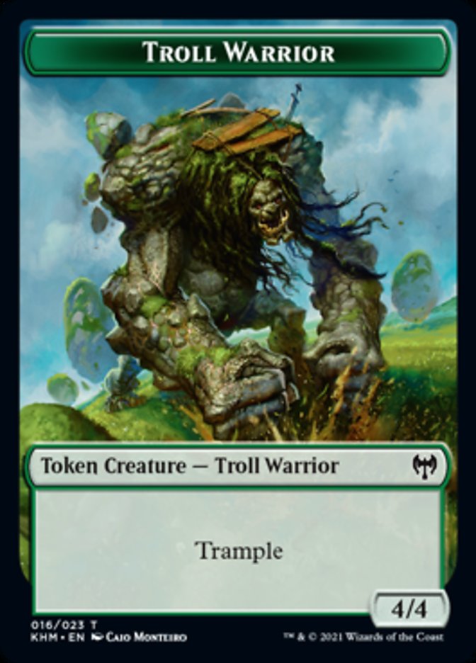 Troll Warrior Token [Kaldheim Tokens] | Boutique FDB TCG