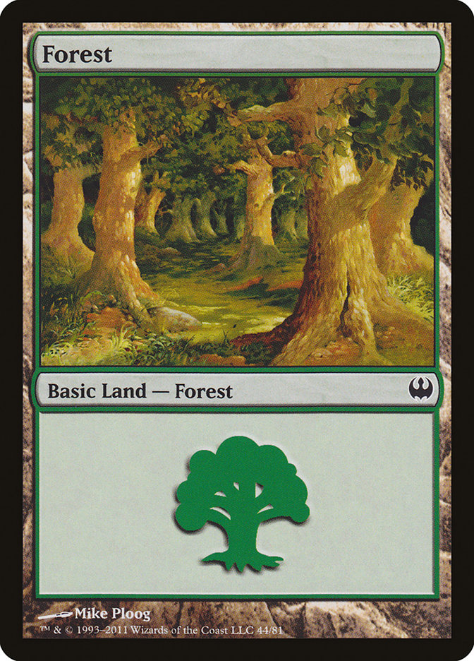 Forest (44) [Duel Decks: Knights vs. Dragons] | Boutique FDB TCG