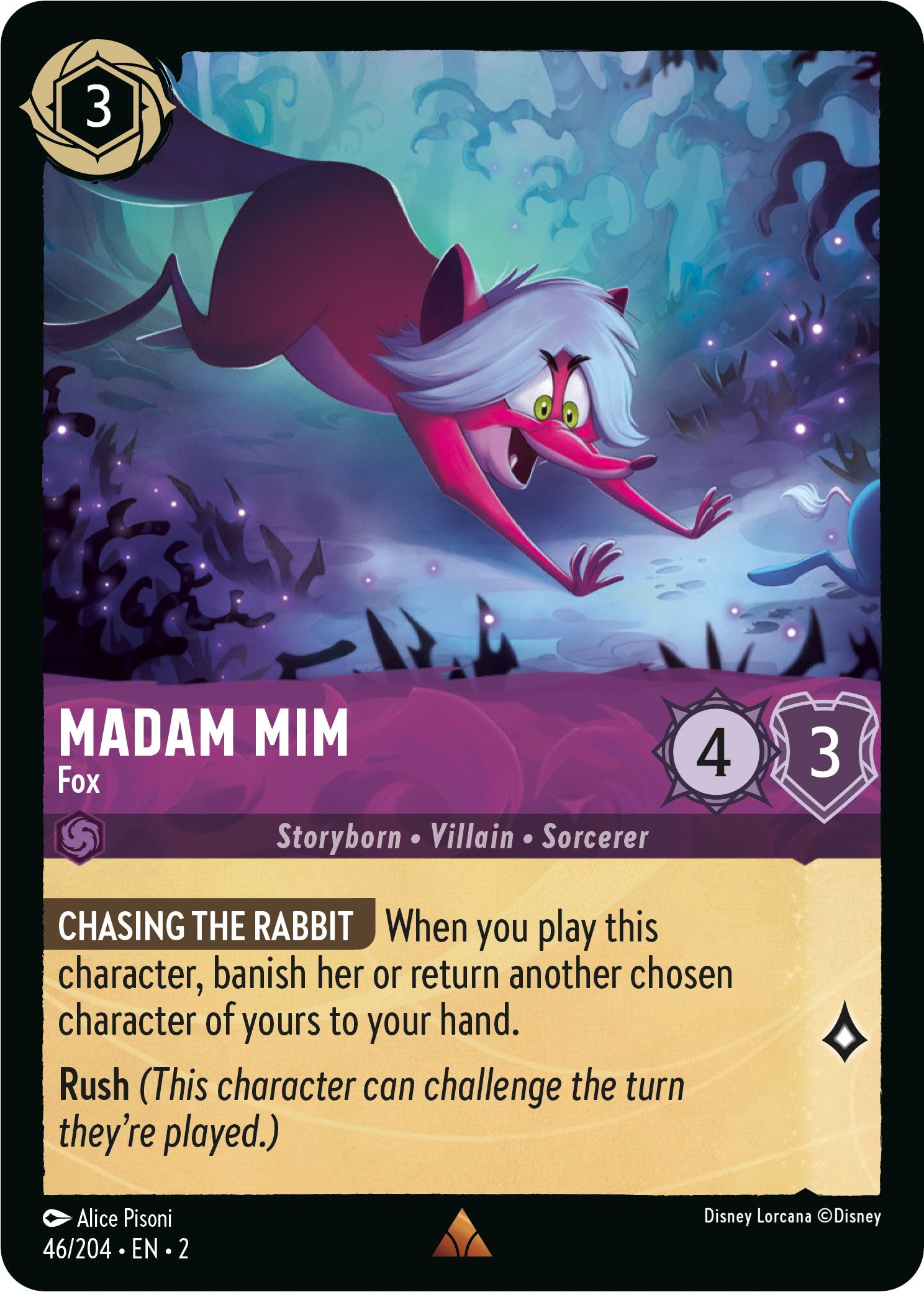 Madam Mim - Fox (46/204) [Rise of the Floodborn] | Boutique FDB TCG
