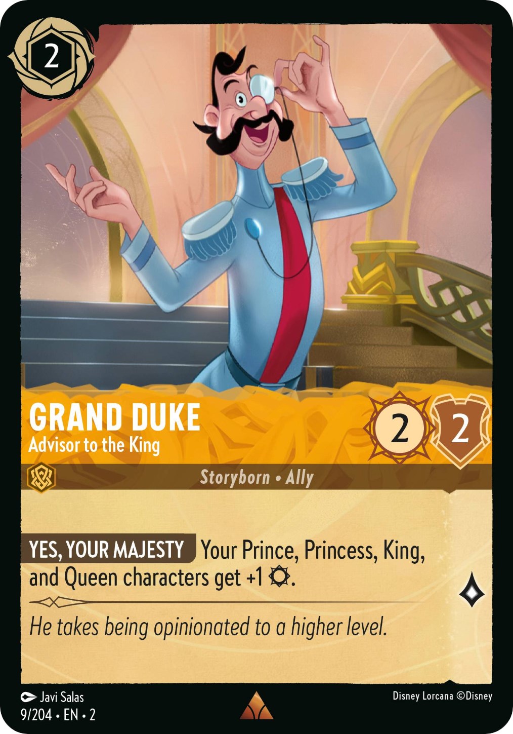 Grand Duke - Advisor to the King (9/204) [Rise of the Floodborn] | Boutique FDB TCG