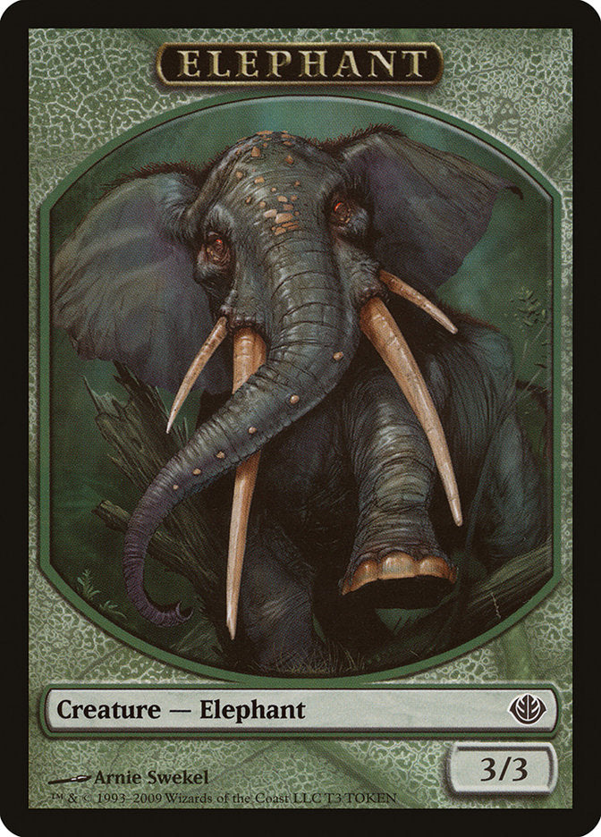 Elephant Token [Duel Decks: Garruk vs. Liliana Tokens] | Boutique FDB TCG