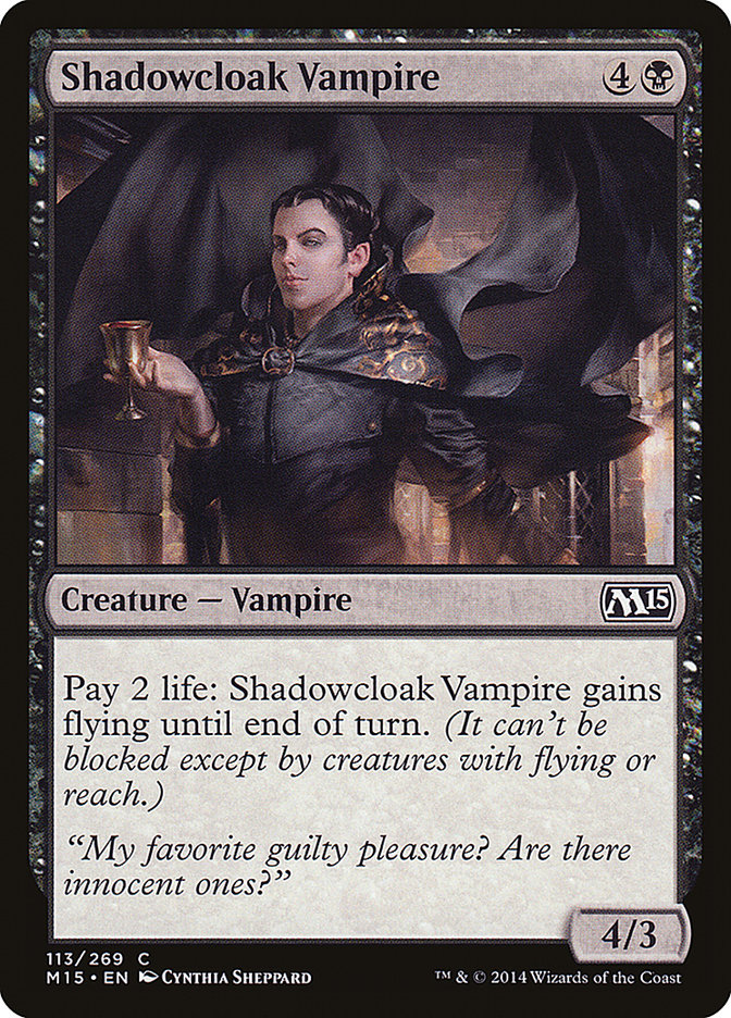 Shadowcloak Vampire [Magic 2015] | Boutique FDB TCG