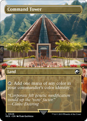 Command Tower // Commander Tower (Borderless) [Jurassic World Collection] | Boutique FDB TCG