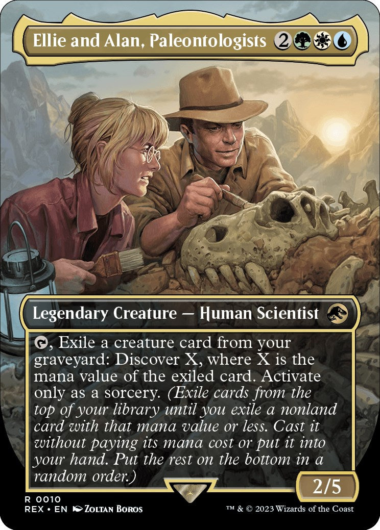 Ellie and Alan, Paleontologists (Borderless) [Jurassic World Collection] | Boutique FDB TCG