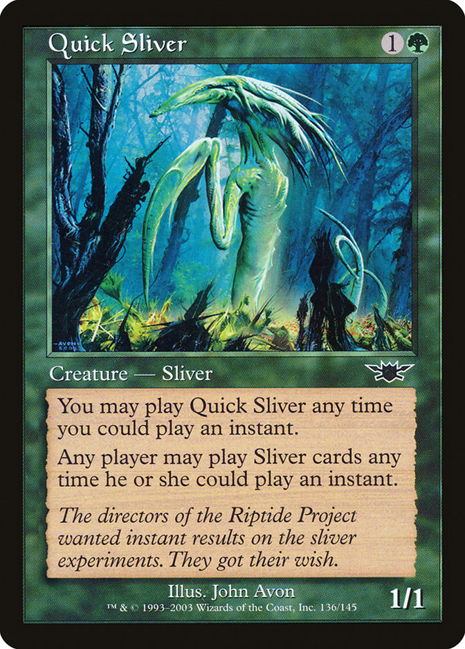 Quick Sliver [Legions] | Boutique FDB TCG