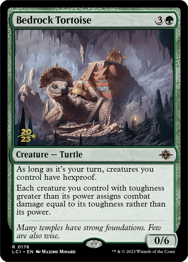 Bedrock Tortoise [The Lost Caverns of Ixalan Prerelease Cards] | Boutique FDB TCG