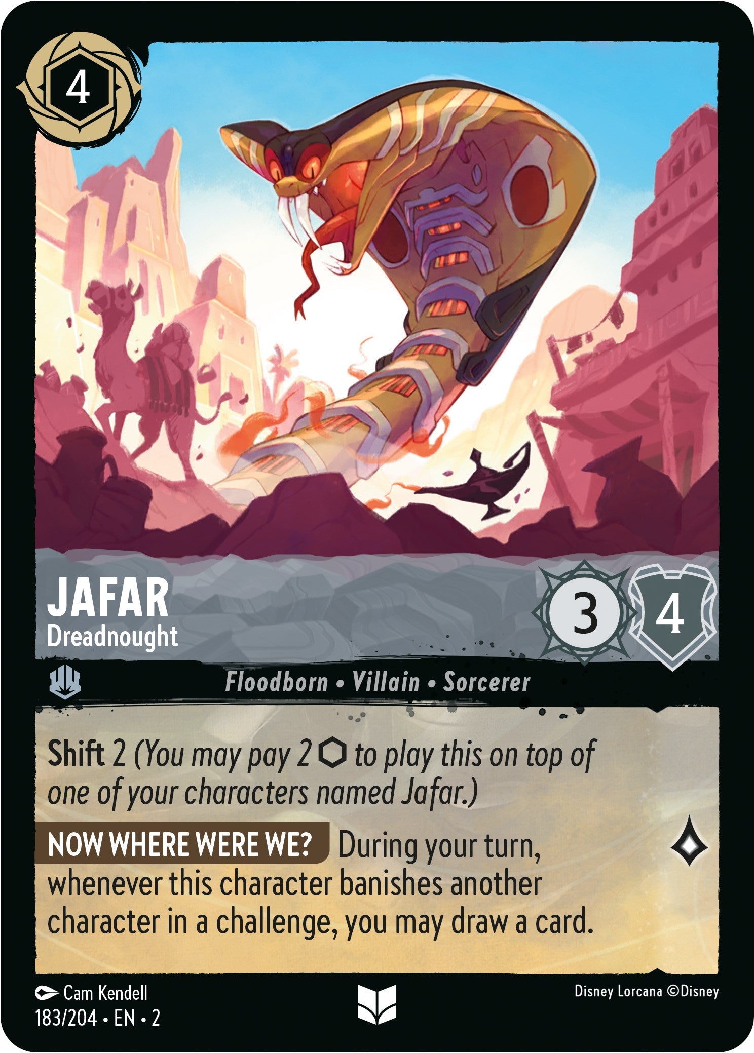 Jafar - Dreadnought (183/204) [Rise of the Floodborn] | Boutique FDB TCG