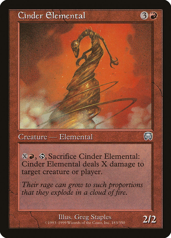 Cinder Elemental [Mercadian Masques] | Boutique FDB TCG