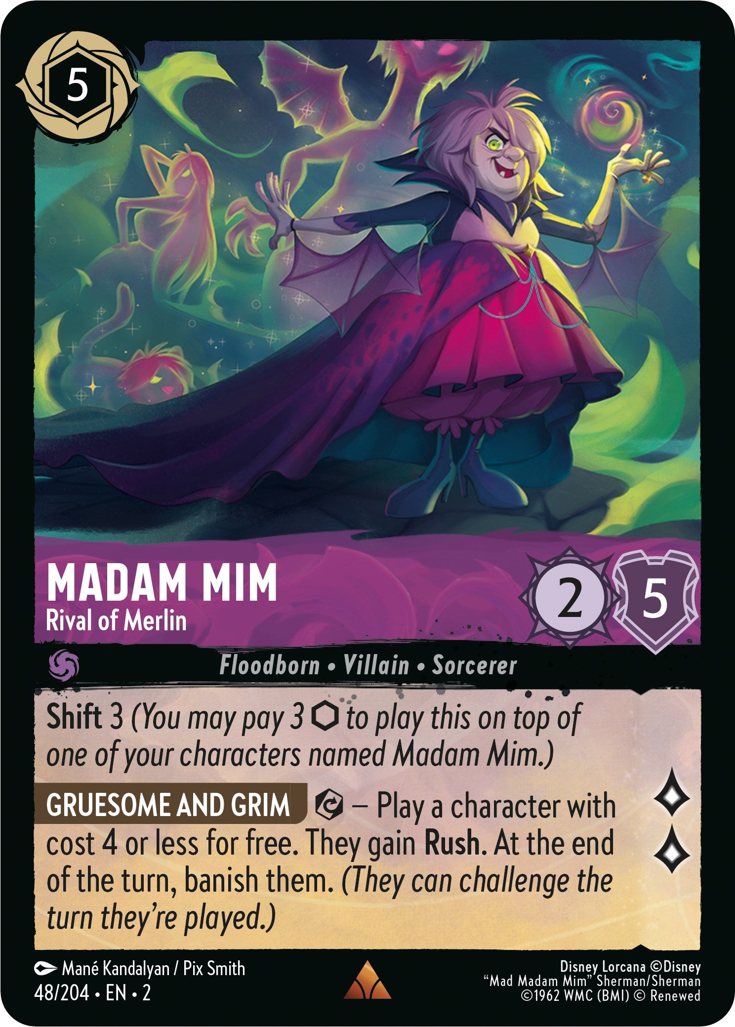 Madam Mim - Rival of Merlin (48/204) [Rise of the Floodborn] | Boutique FDB TCG