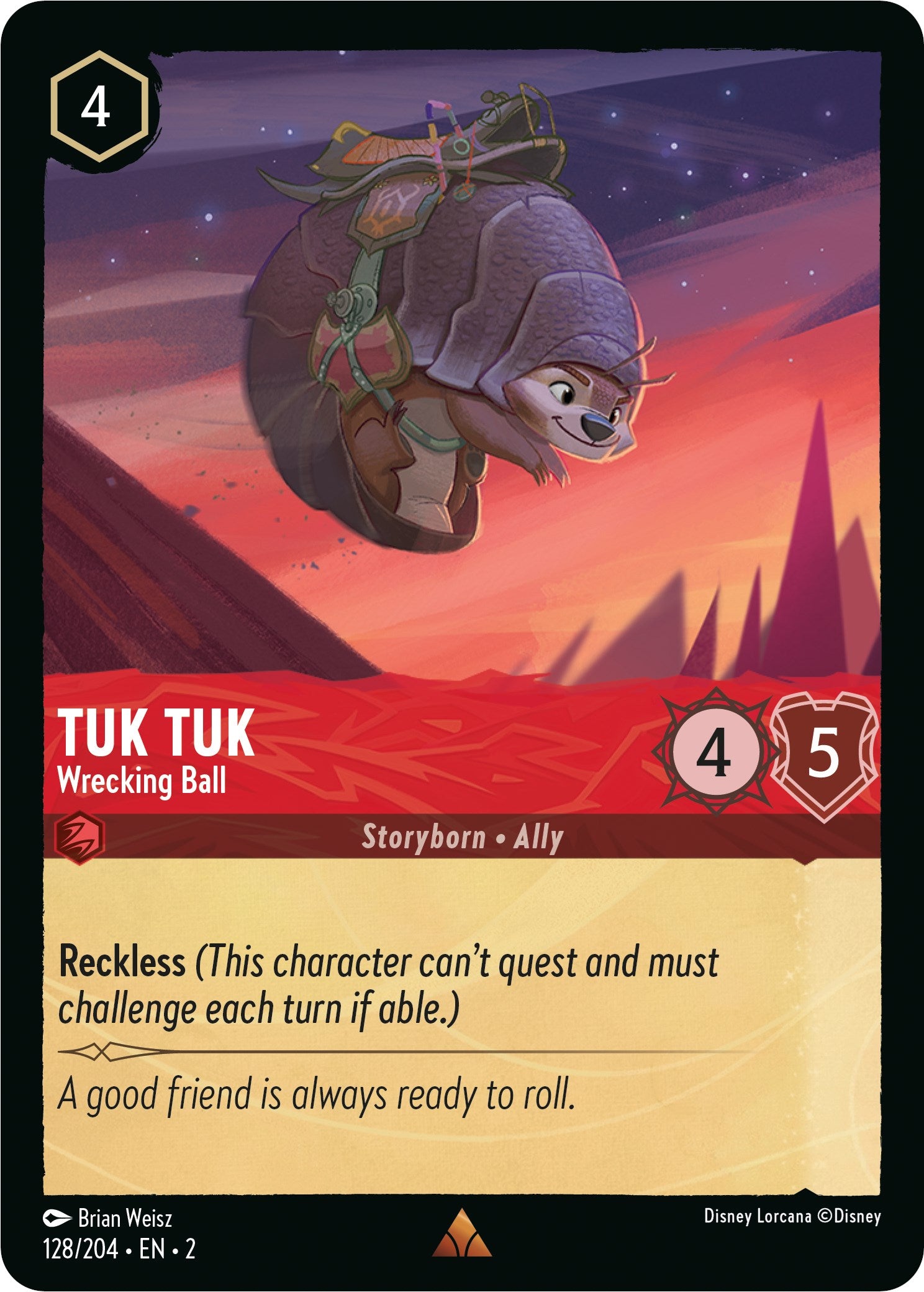 Tuk Tuk - Wrecking Ball (128/204) [Rise of the Floodborn] | Boutique FDB TCG