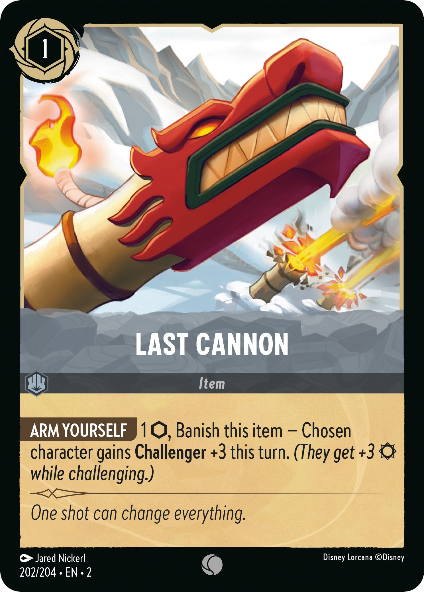 Last Cannon (202/204) [Rise of the Floodborn] | Boutique FDB TCG