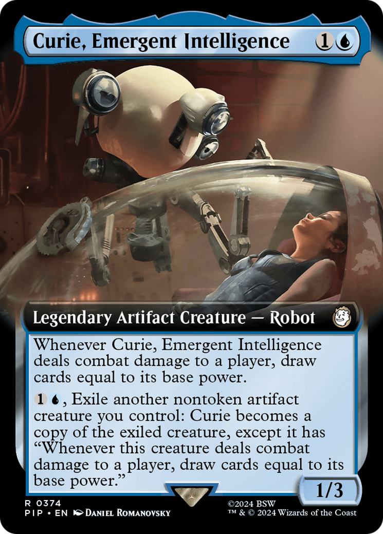 Curie, Emergent Intelligence (Extended Art) [Fallout] | Boutique FDB TCG