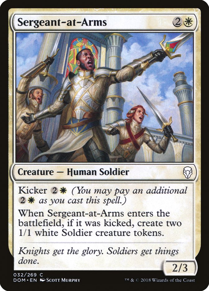 Sergeant-at-Arms [Dominaria] | Boutique FDB TCG