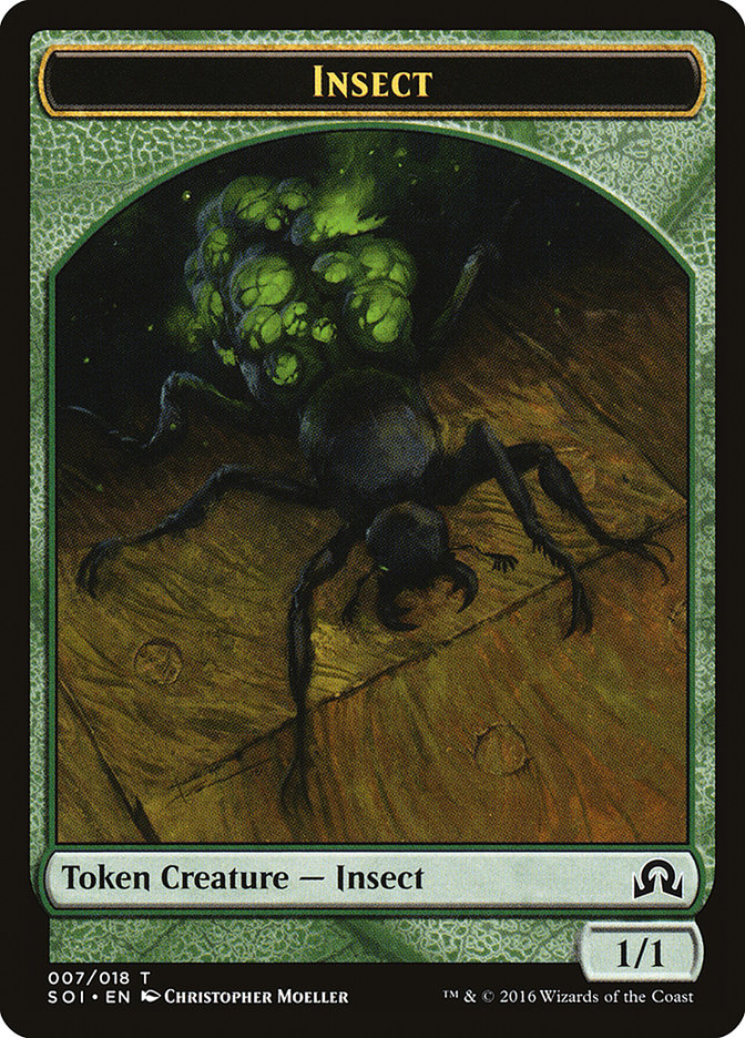 Insect Token [Shadows over Innistrad Tokens] | Boutique FDB TCG