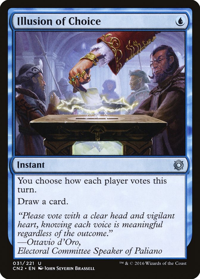Illusion of Choice [Conspiracy: Take the Crown] | Boutique FDB TCG
