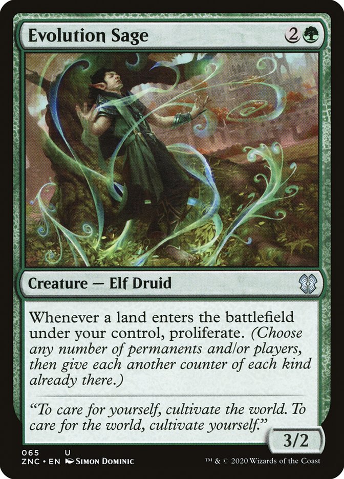 Evolution Sage [Zendikar Rising Commander] | Boutique FDB TCG