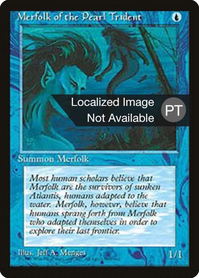 Merfolk of the Pearl Trident [Fourth Edition (Foreign Black Border)] | Boutique FDB TCG