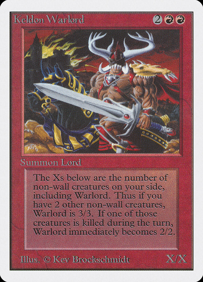 Keldon Warlord [Unlimited Edition] | Boutique FDB TCG