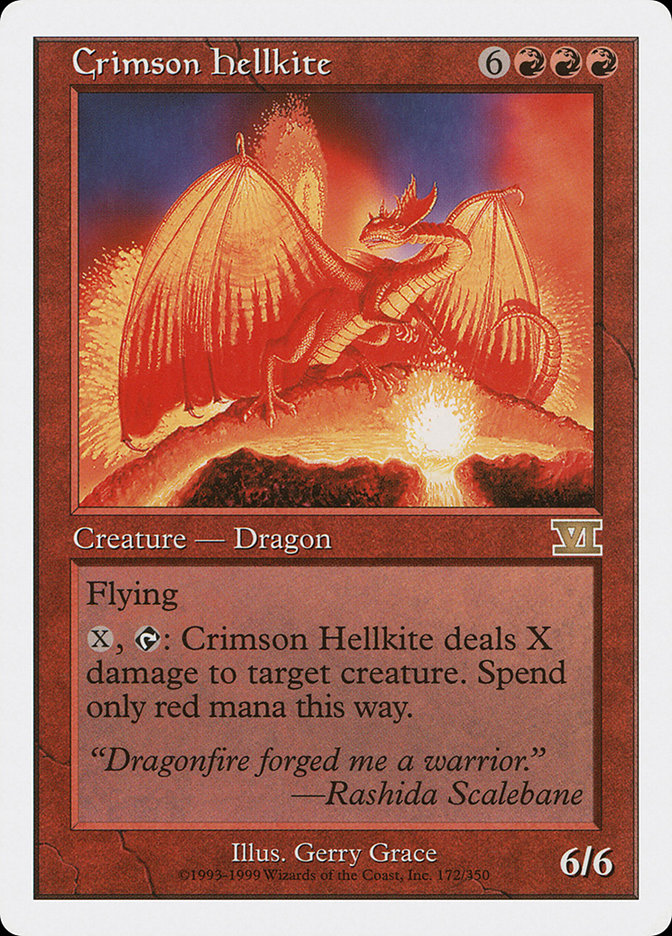 Crimson Hellkite [Classic Sixth Edition] | Boutique FDB TCG